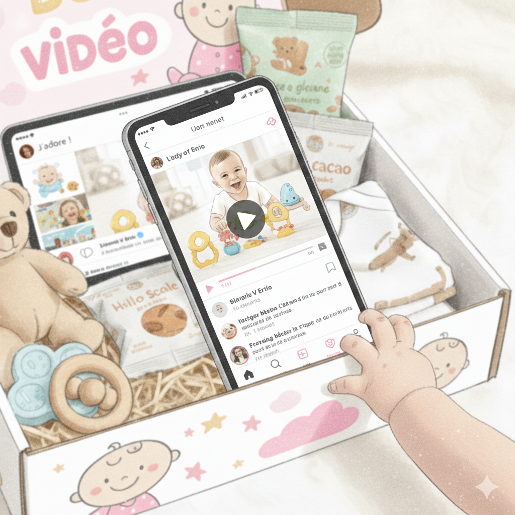 Vidéo personnalisée Ma Bébé Box
